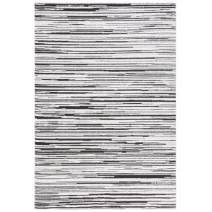 Tapis Polyester Ivory / Black 160 X 229 cm