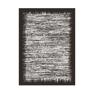 Tapis polyester noir 80 x 150 cm