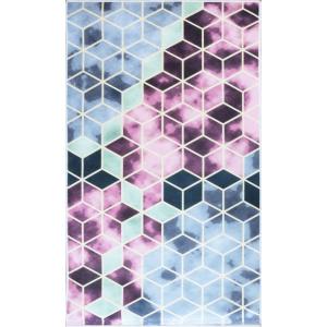 Tapis polyester rose 120 x 180 cm