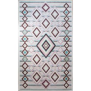 Tapis polyester rose 80 x 150 cm