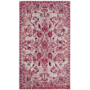 Tapis Polyester Rose/Multicolore 150 X 245