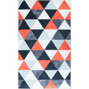 Tapis polyester rouge 160 x 230 cm