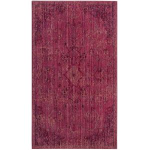 Tapis Polyester Rouge 91 X 152 cm