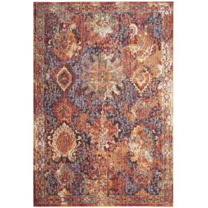 Tapis Polyester Rouge/Violet 155 X 230