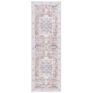 Tapis Polyester Taupe / Beige 76 X 244 cm