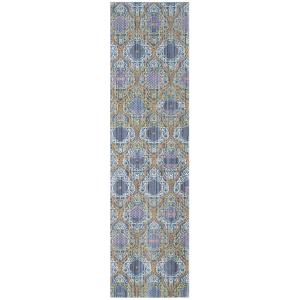 Tapis Polyester Violet/Or 70 X 245