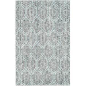 Tapis Polyester Violet / Vert clair 122 X 183 cm