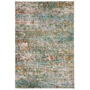 Tapis polypropylène gris/rose 66 x 366 cm