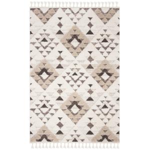 Tapis Polypropylène Ivoire/Marron 201 X 279 cm