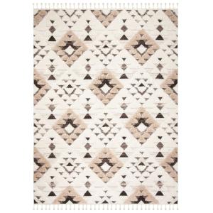 Tapis Polypropylène Ivoire/Marron 274 X 366 cm