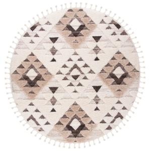 Tapis Polypropylène Ivoire/Marron 91 X 91 cm