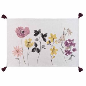 Tapis pompons 60x90cm