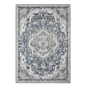 Tapis pour chambre 160 x 230 cm lavable en machine gris tou…