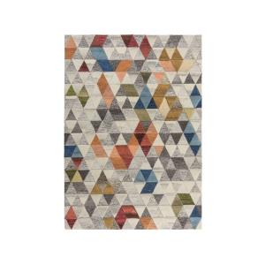 Tapis pure laine Géométrique multicolore