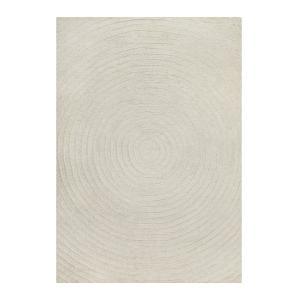 Tapis pure laine tufté main crème 40x60