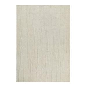 Tapis pure laine tufté main crème 70x140