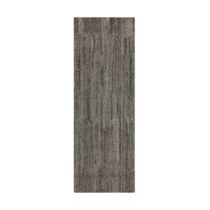 Tapis pure laine tufté main taupe 80x230