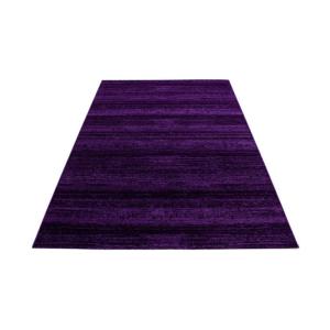Tapis rayé contemporaine en polypropylène lilas 120x170
