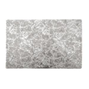 Tapis  rectangulaire 120x170cm imitation fourrure effet arg…