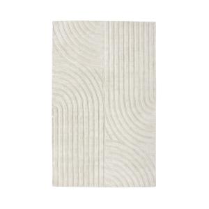 Tapis rectangulaire 300x400cm blanc cassé