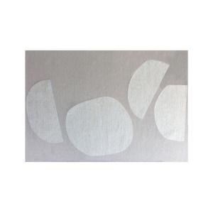 Tapis rectangulaire en coton formes géométriques 200x290 bl…