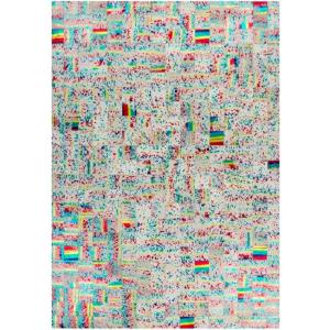 Tapis rectangulaire en cuir fait main Rocket