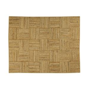 Tapis rectangulaire en jute 120 x 150 cm