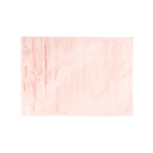 Tapis rectangulaire en polyester 120x170 rose