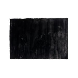 Tapis rectangulaire en polyester 160x230 noir