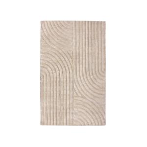 Tapis rectangulaire  viscose beige 160x230cm