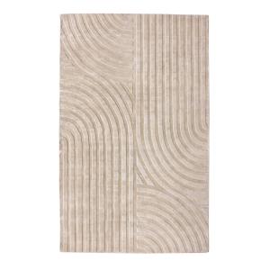 Tapis rectangulaire  viscose beige 200x300cm