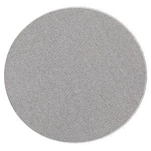Tapis résistant poil ras feutre, gris, 80 cm rond