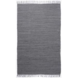 Tapis réversible en coton - tissé à la main - Anthracite 04…