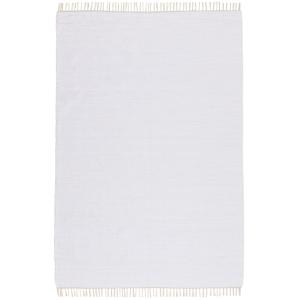 Tapis réversible en coton - tissé à la main - Blanc 60x120…