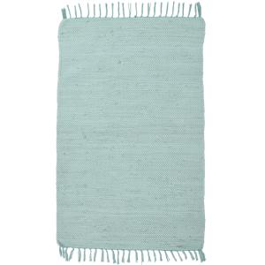 Tapis réversible en coton - tissé à la main - Menthe 120x18…