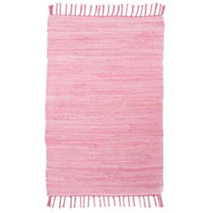 Tapis réversible en coton - tissé à la main - Rose 160x230…