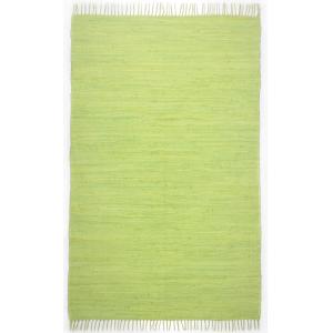 Tapis réversible en coton - tissé à la main - Vert 40x60