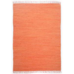 Tapis réversible en coton - tissé main - terracotta 160x230…