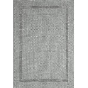 Tapis robuste extérieur intérieur, gris, 200 x 280 cm