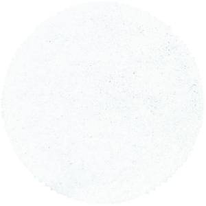 Tapis rond à poils longs doux blanc 120x120cm