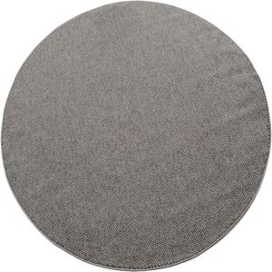 Tapis Rond bouclés à relief Uni Gris 160x160cm