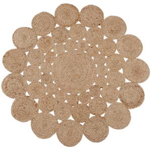 Tapis rond en jute tressé D90