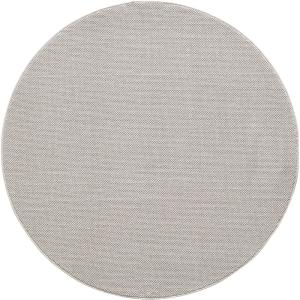 Tapis Rond Naturel aspect jute Crème 120x120cm