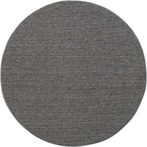 Tapis Rond Naturel aspect jute Gris 120x120cm
