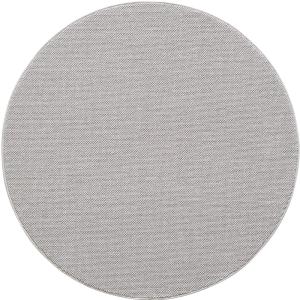 Tapis Rond Naturel aspect jute Gris Clair 120x120cm