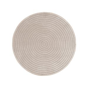 Tapis rond - ø160cm Beige Polypropylène