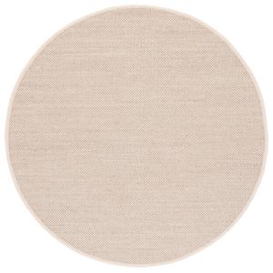 Tapis rond sisal marbre/beige 91 x 91 cm