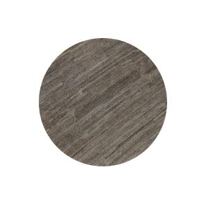 Tapis rond  tufté main taupe 180 cm