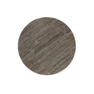 Tapis  rond tufté main taupe 200 cm