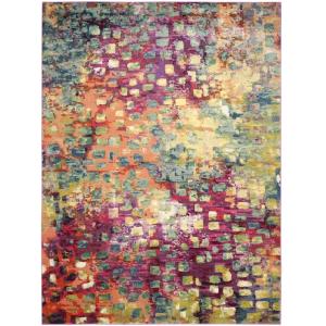Tapis Rose/Multicolore 235 X 305 cm